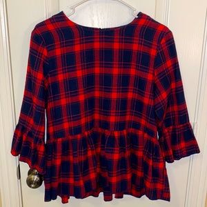 Super cute flanneled blouse